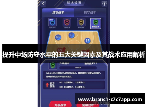 提升中场防守水平的五大关键因素及其战术应用解析 提升中场防守水平的五大关键因素及其战术应用解析